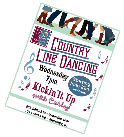 Wed line dancing