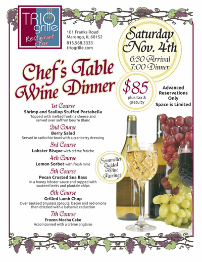 Chef's Dinner